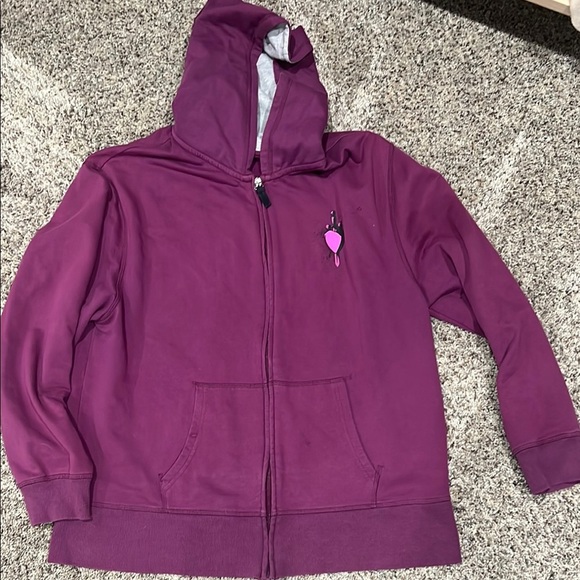 Disney Purple Zip-Up Hoodie Sweatshirt - Picture 1 of 3